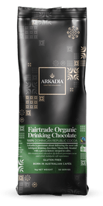 Arkadia Fairtrade Organic Drinking Chocolate 1kg (100% Dominican Republic Cocoa)