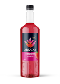 Thumbnail for Arkadia Premium Syrup Strawberry 1L 1000ml ICED BARISTA CAFE MILKSHAKE