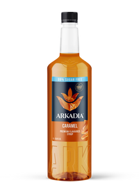 Thumbnail for Arkadia 99% Sugar Free 1 x Caramel & 1 x Vanilla Flavoured Syrup 1000ml (2 bottles)