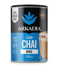 Thumbnail for Arkadia 99% Sugar Free Chai Latte 6 x 240g, 98% fat free, Cafe, Chai Lovers