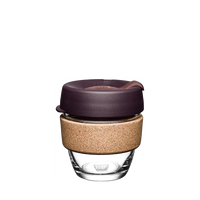Thumbnail for KeepCup Brew Cork Reusable Coffee Cup 8oz ALDER Premium Tempered Glass Travel