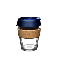 Thumbnail for KeepCup Brew Cork Reusable Coffee Cup 12oz INK Premium Tempered Glass Travel