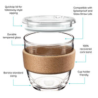 Thumbnail for Keepcup Brew Cork Quicksip Fully sealed Insulated Leakproof Cup 16oz 454ml