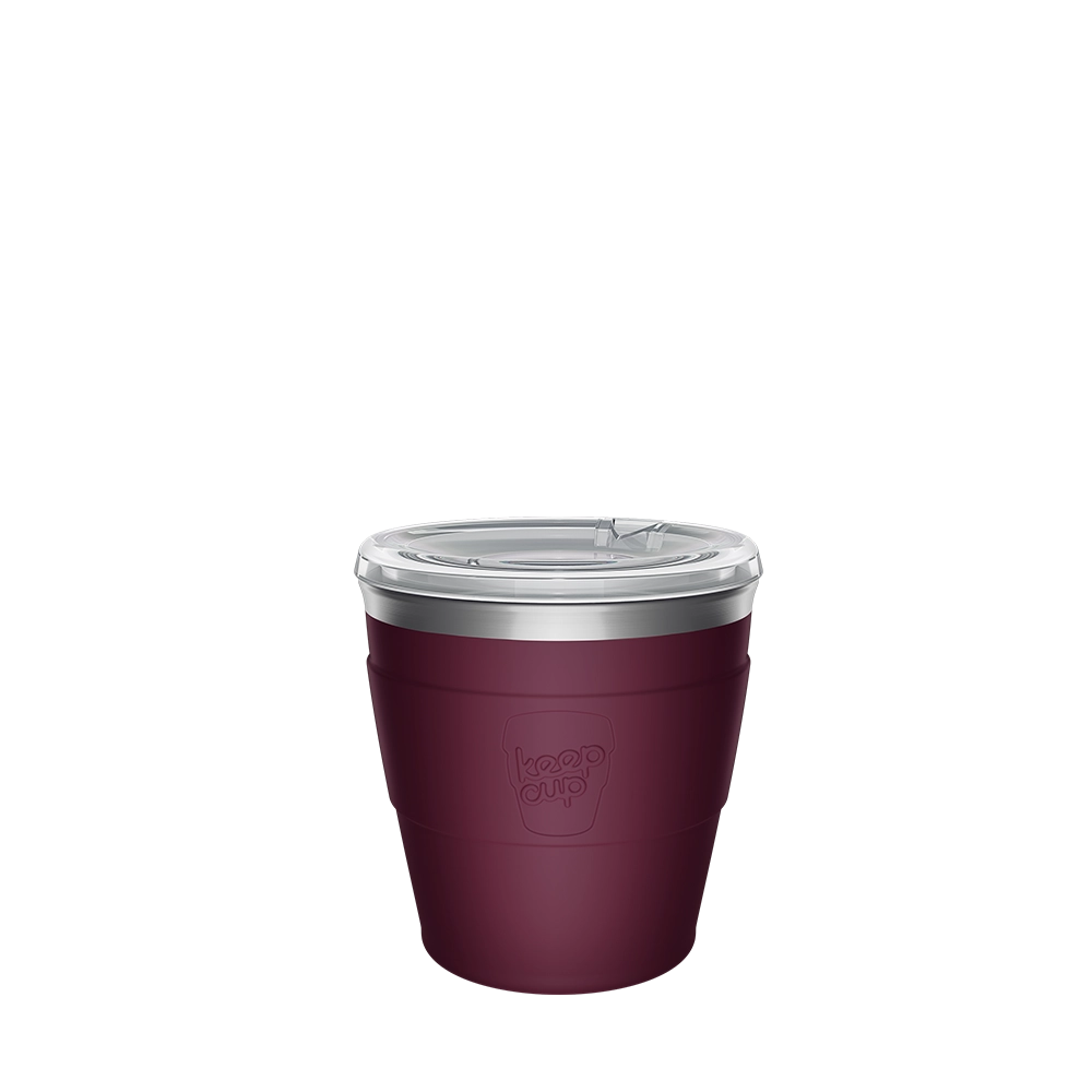 KeepCup PRESS FIT Thermal Quicksip 6oz/177ml Coffee Cup MERLOT