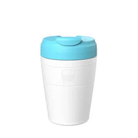 Thumbnail for KeepCup Commuter 12oz 340ml WHITE CLOUD Reusable Travel Mug, Insulated Stainless Steel