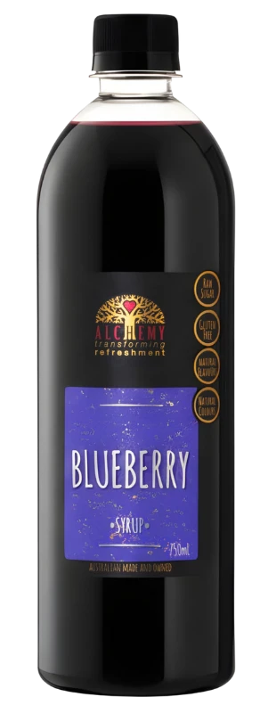 Alchemy Blueberry Syrup 750ml, Vegan, Gluten Free, Dairy Free, Natural Flavour