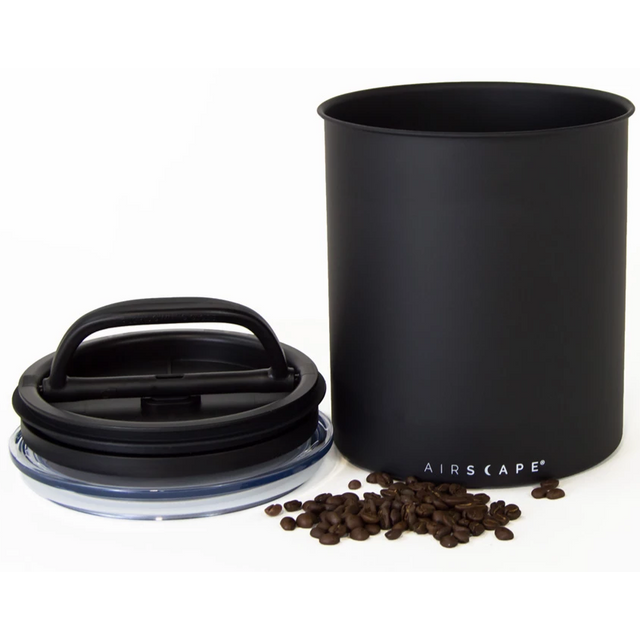 Airscape Classic Large 1kg Matt Black Coffee Bean airtight storage Canister