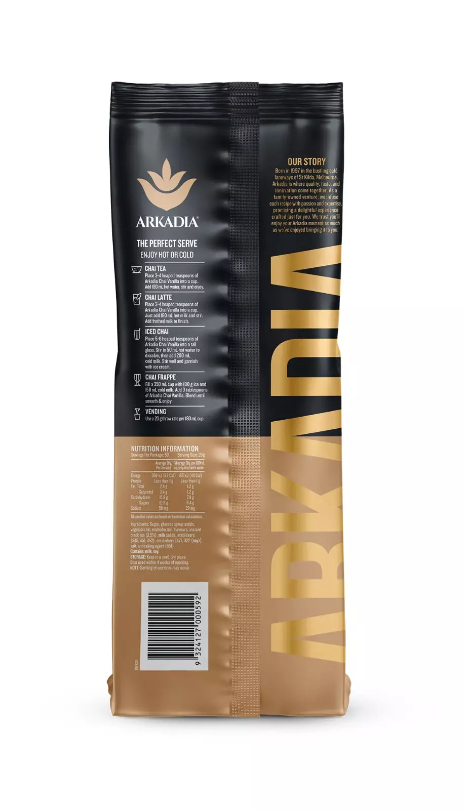 Arkadia Chai Vanilla 1kg