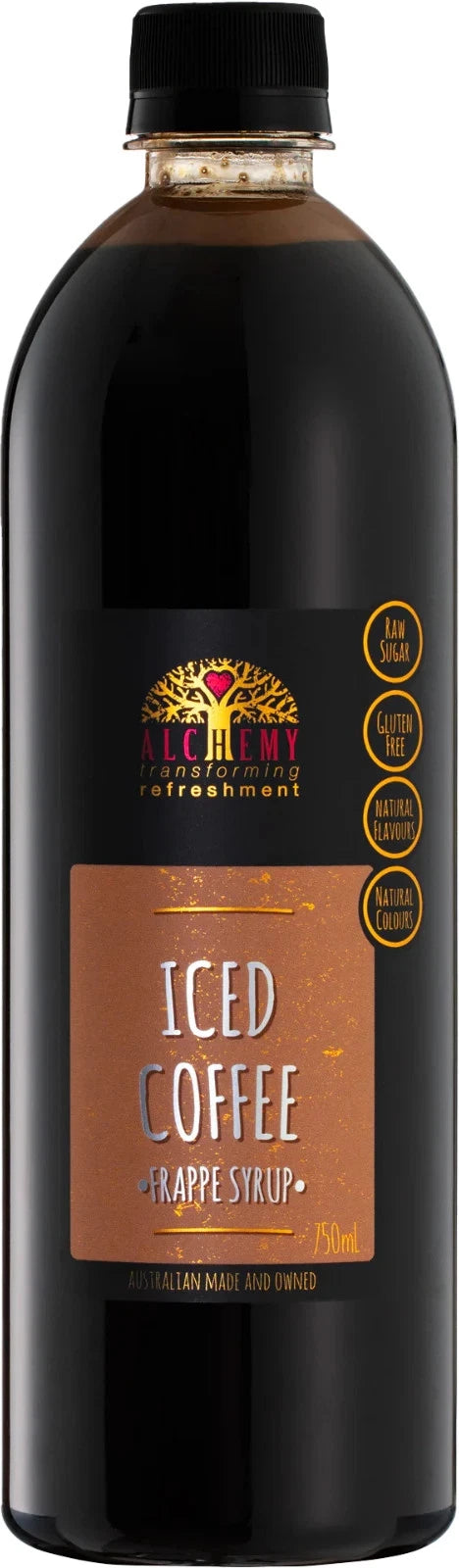 Alchemy Iced Coffee Frappe Syrup 750ml Vegan Gluten Free