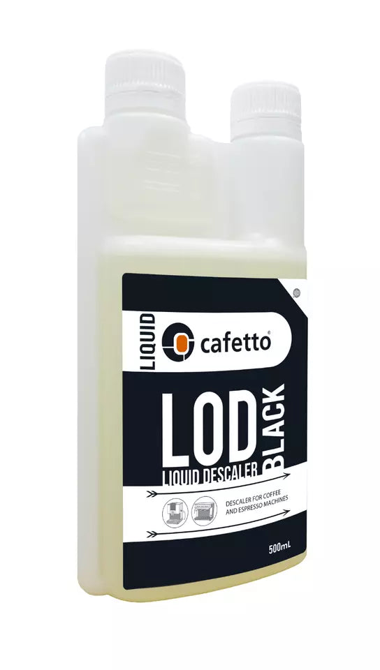 Cafetto LOD Black 500ml High Performance Descaling Liquid - Heavy Duty Scale Removal