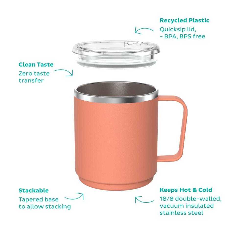 KeepCup Camp Mug 12oz Clay (Apricot)