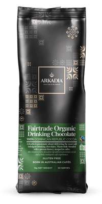 Thumbnail for Arkadia Fairtrade Organic Drinking Chocolate 1kg (100% Dominican Republic Cocoa)