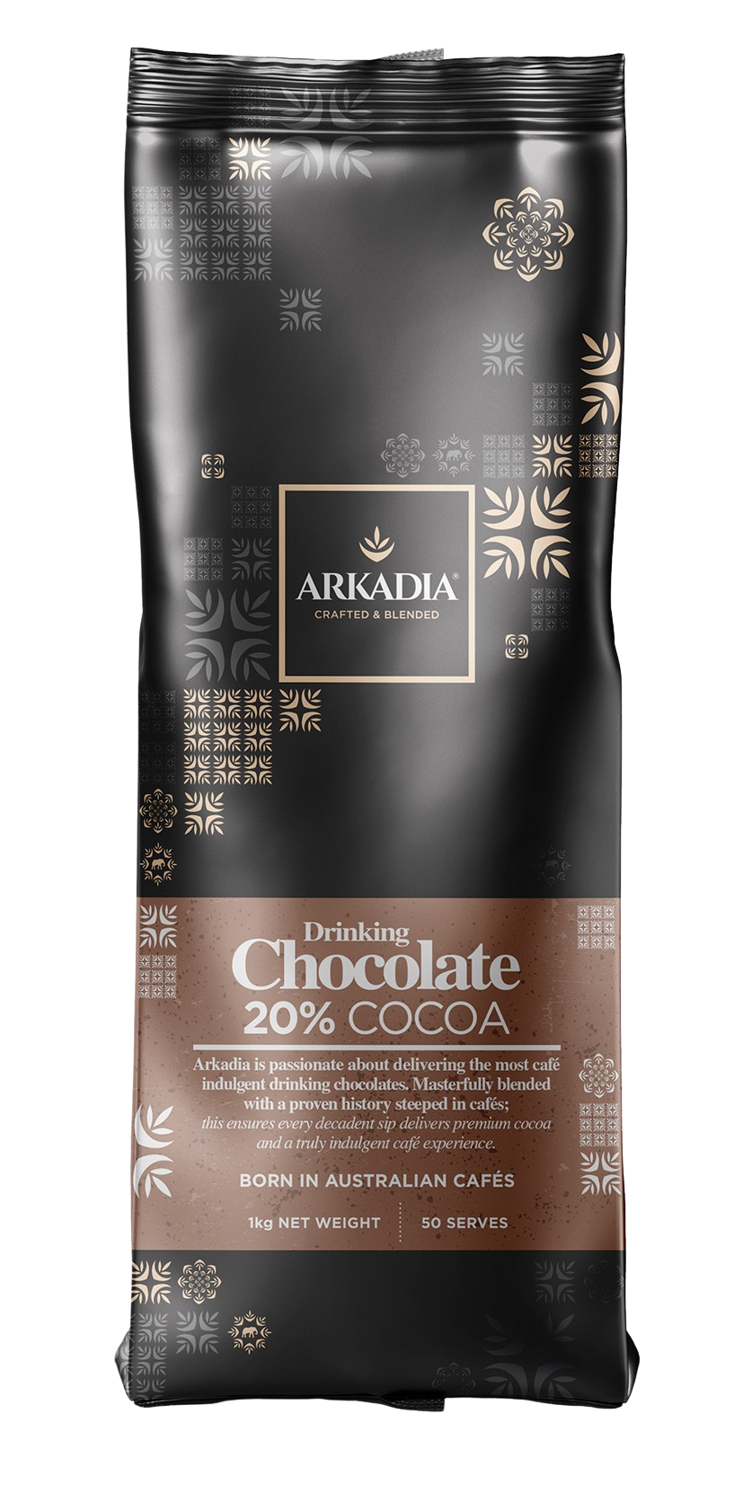 Arkadia Drinking Chocolate (20% cocoa), Cappuccino Topping 1kg