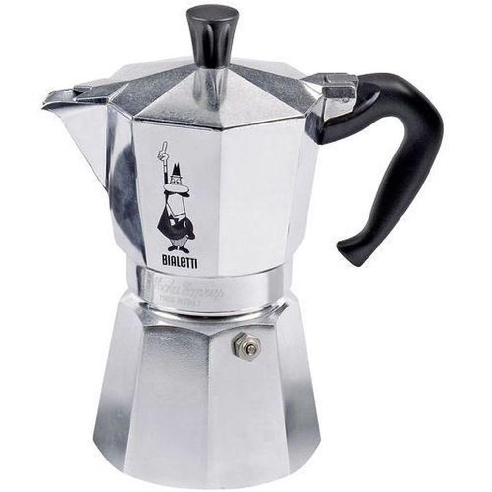 Bialetti Moka Express 6 Cup (270ml coffee) Stovetop Coffee Maker